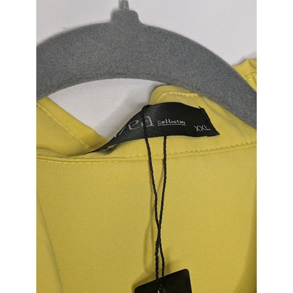 ZANZEA Collection mustard yellow set womens size XXL NWT Bohemian Corpcore - Picture 2 of 10